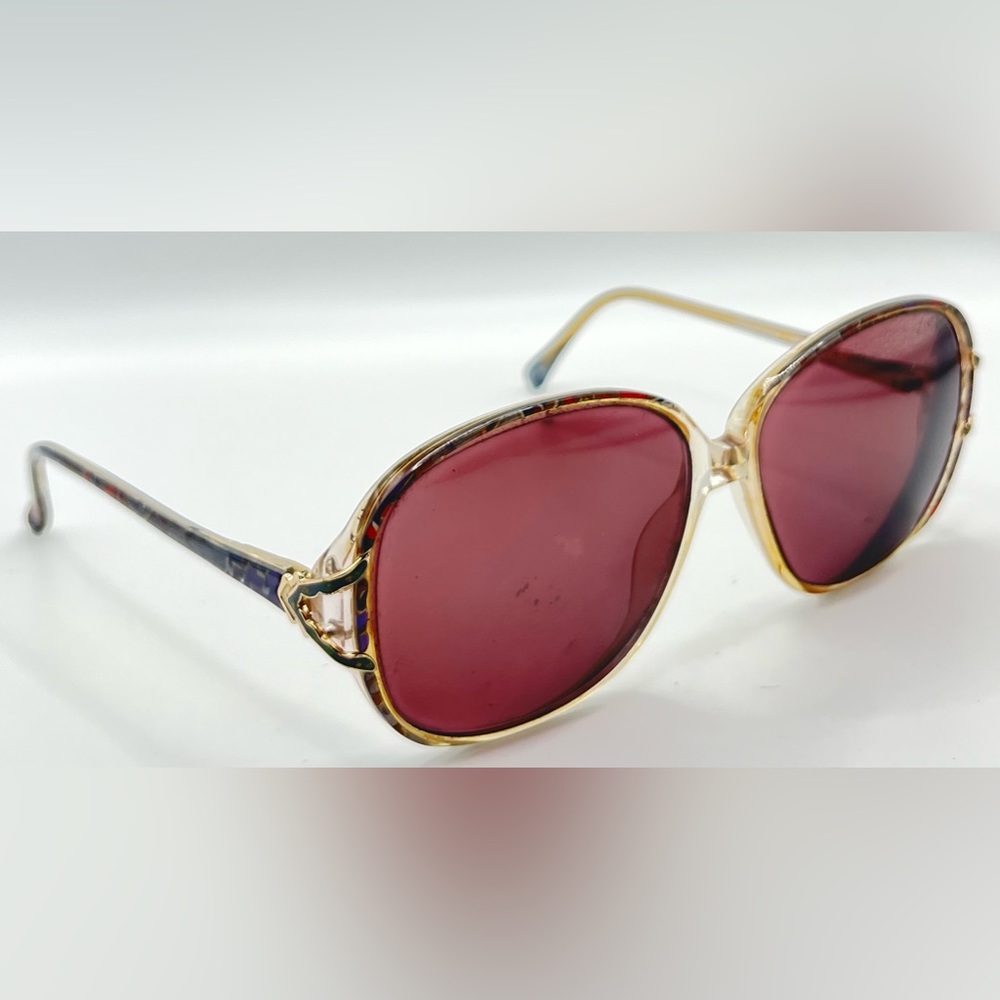 Vintage Advantage Eyewear 9471 Gold Oval Sunglasses Frames Only
